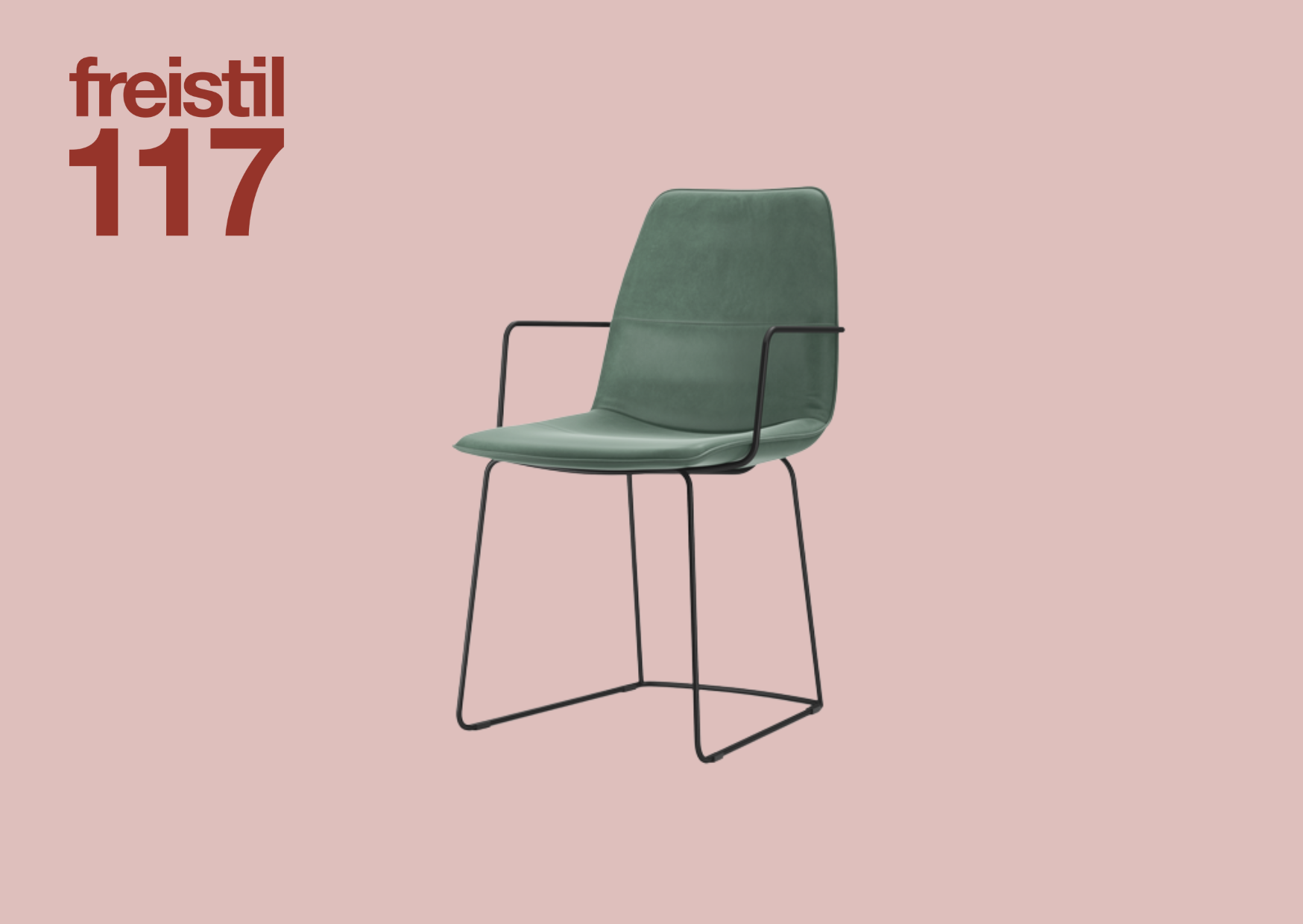 grüner Stuhl aus freistil Kollektion 117